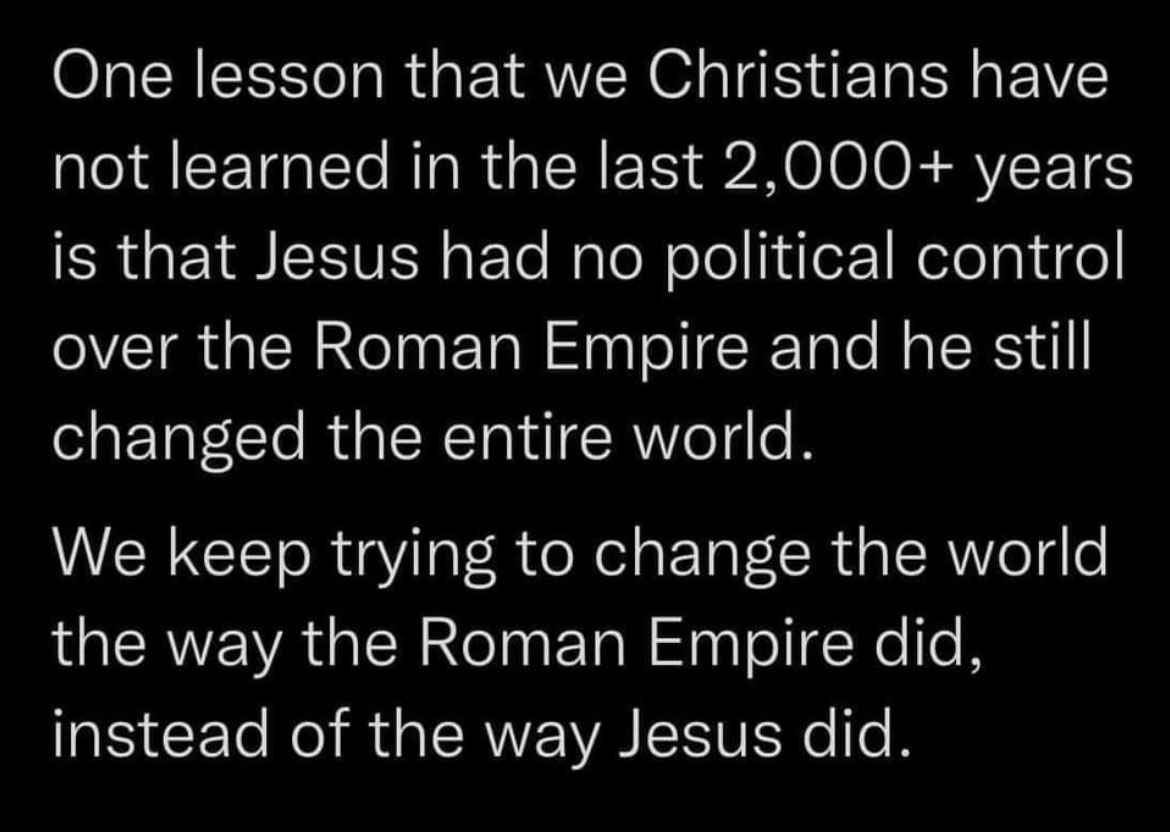 Change the world the way Jesus did